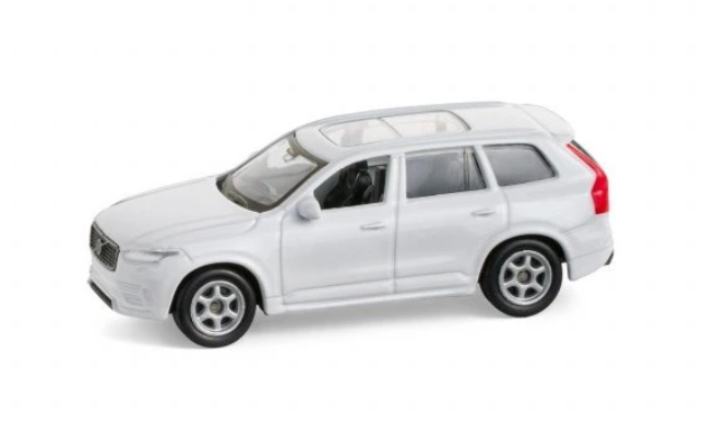 Model dětský XC90 bílý 1:60 dozadu natahovací bez otevírání dveří