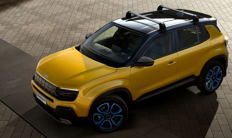 Základní střešní nosič s podélníky Jeep Avenger