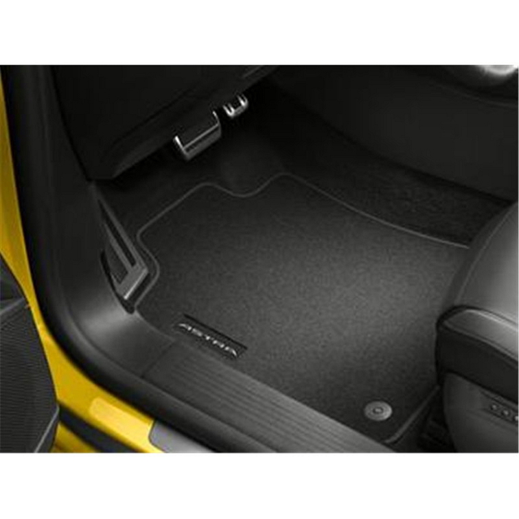 Velurové koberce černé, 5 DV. – Opel Astra L