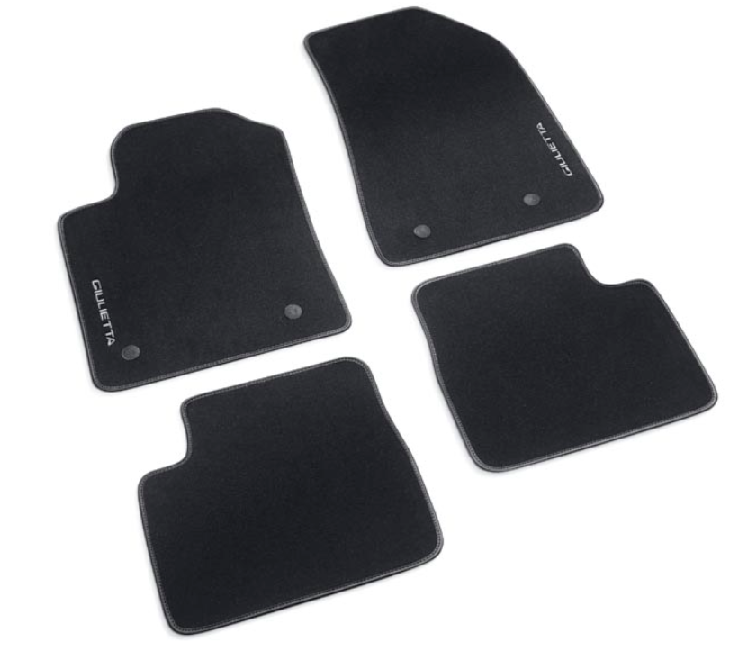 Látkové koberce AR Giulietta s černým lemem (DVA PINY)