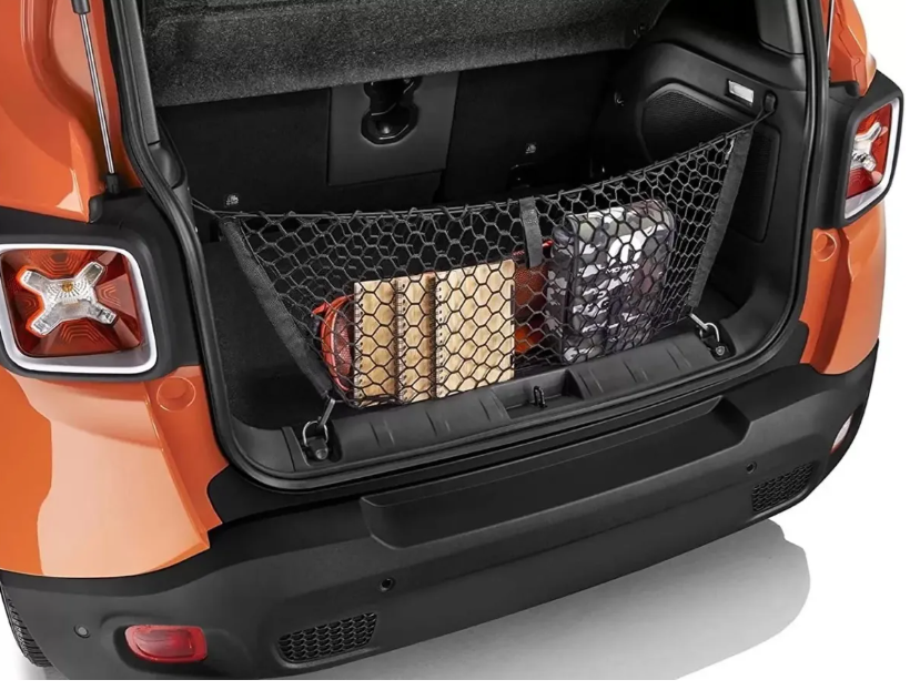 Síť zavazadlového prostoru a síťová kapsa Jeep Renegade - dvě sítě