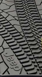 Gumové koberce Jeep Wrangler model 2011 2 dveřový