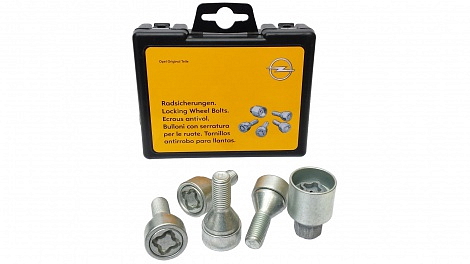 Bezpečnostní šrouby kol Corsa D/E, Meriva B, Adam