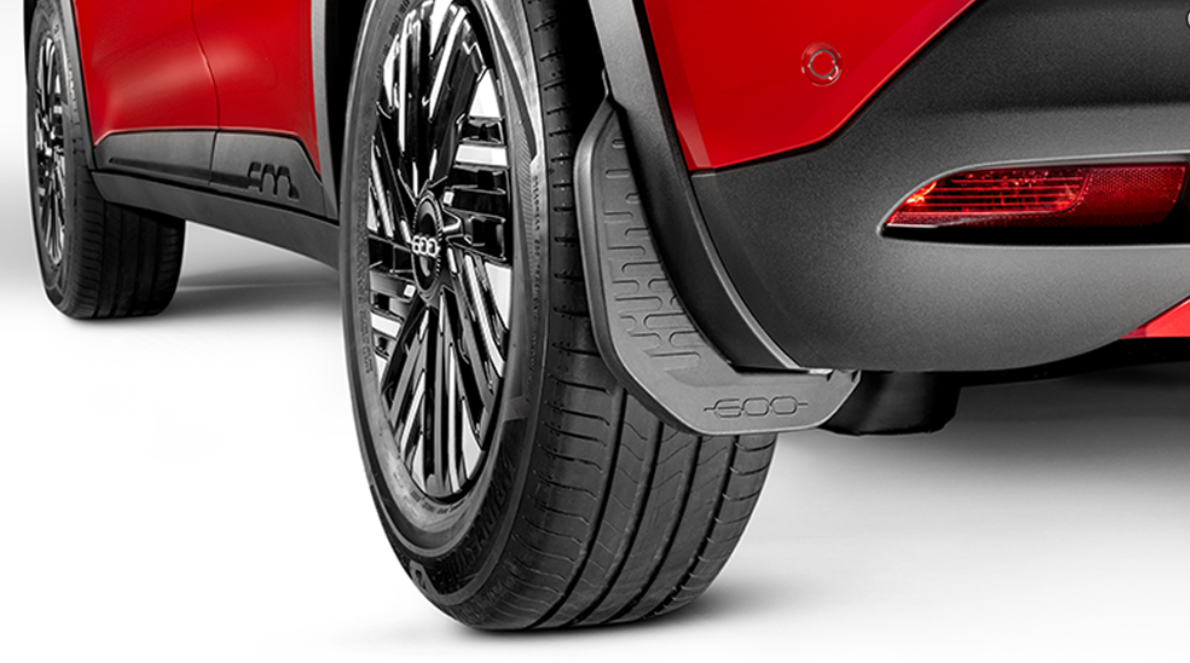 Zástěrky lapače nečistot zadní Fiat 600