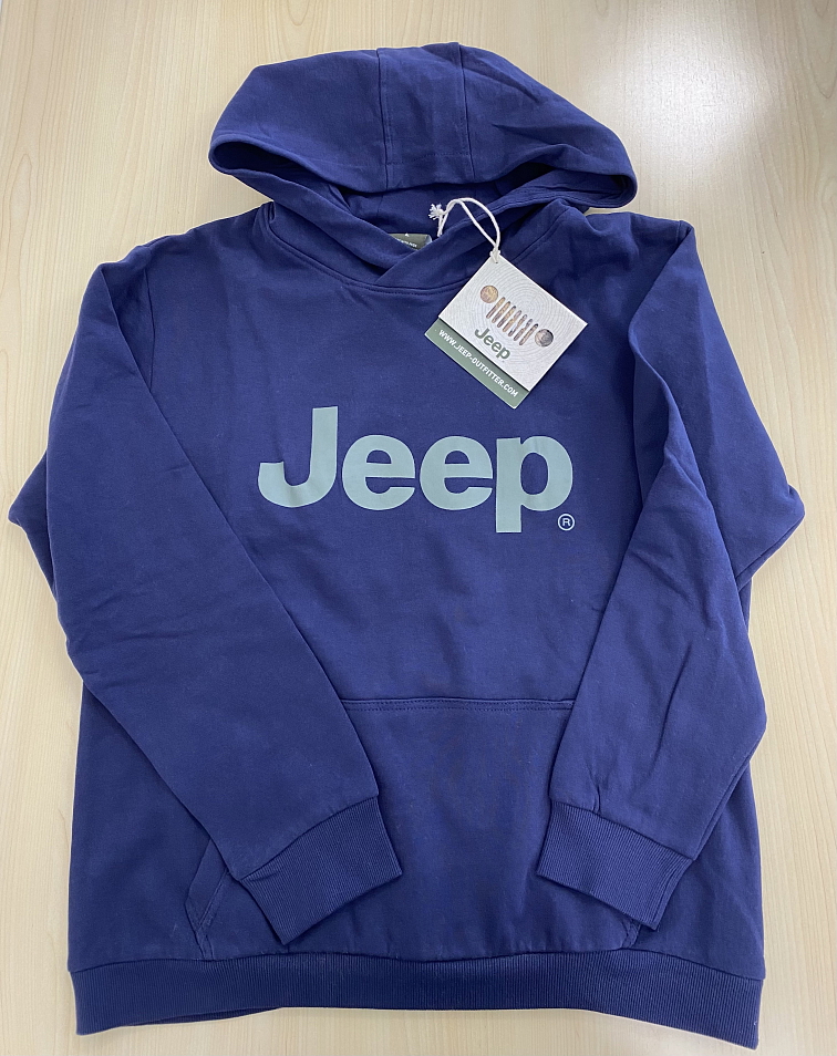 Mikina s kapucí - modrá vel.L