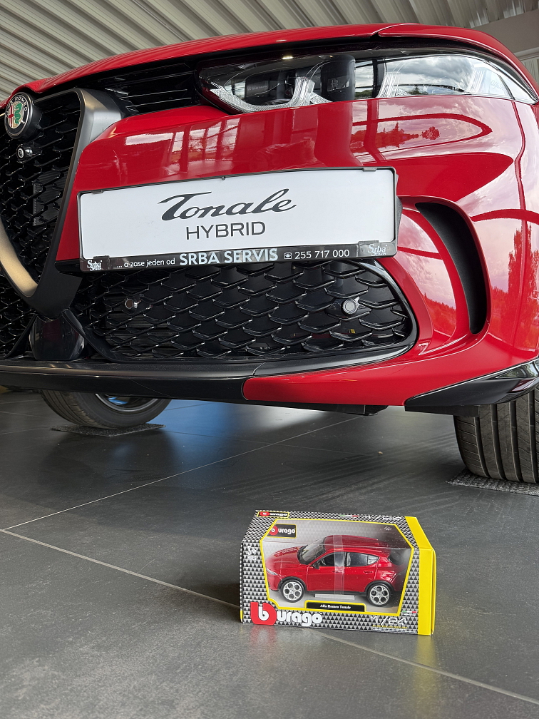 Model vozu Alfa Romeo Tonale red 1:24