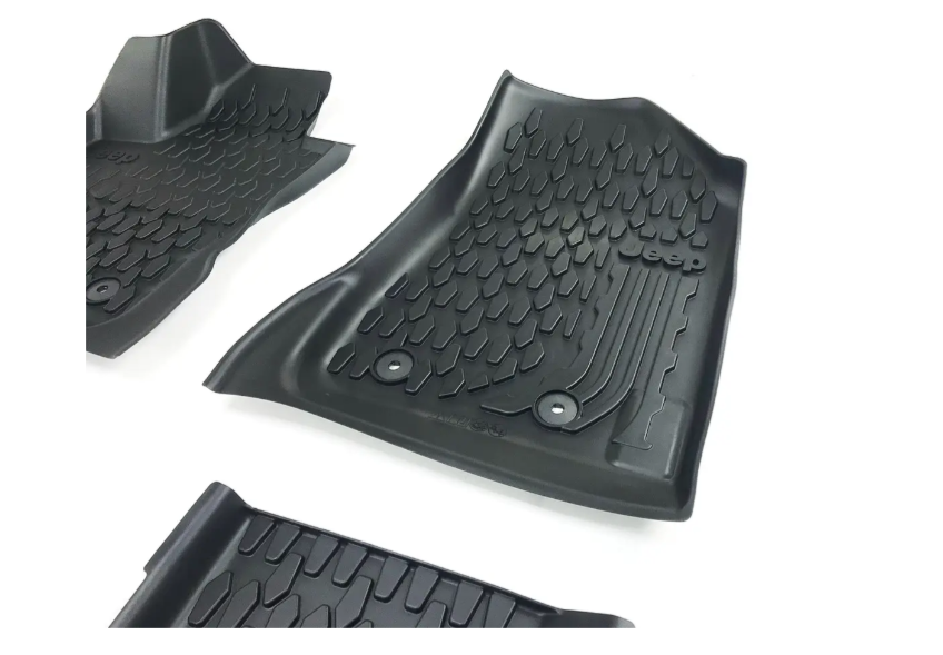 Gumové koberce Jeep Compass 2017- se zvýšenými okraji