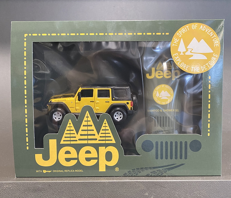 JEEP dárková sada - sprchový gel + model JEEP Rubicon