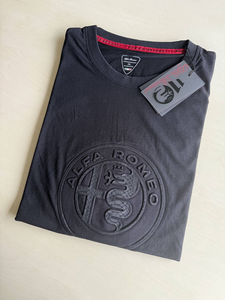 Tričko AR s velkým 3D logem černé vel.XXL