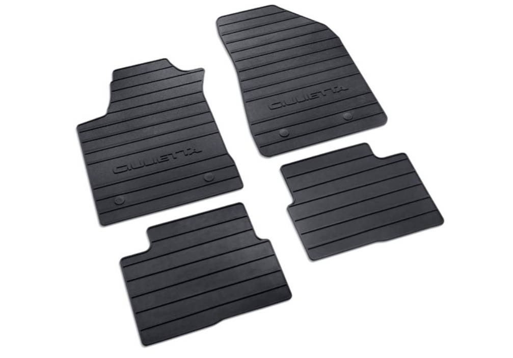 Gumové koberečky s nápisem Giulietta