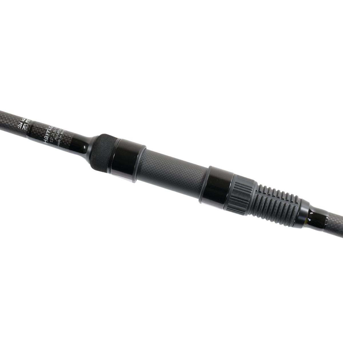 Harrison kaprový prut Aviator 11ft 2,75lb All Black, sedlo 1K Carbon, Kigan ZDZ 40mm Gunsmoke, Fullshrink