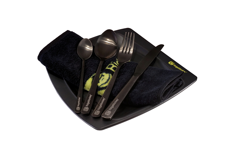 RidgeMonkey Jídelní Sada SQ DLX Standard Plate Set
