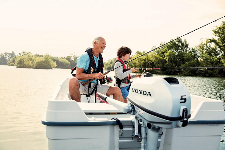 Honda Lodní Motor BF5 DH LHNU 5HP Dlouhá Noha