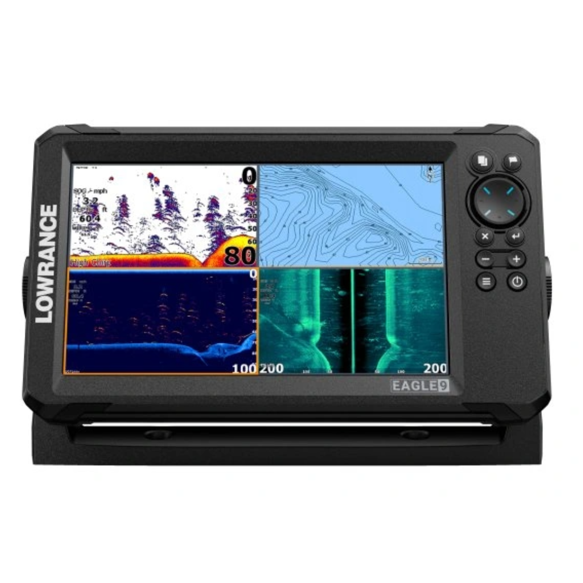 Akční Set Lowrance Sonar Eagle 9 Sonda Tripleshot HD + Baterie 20Ah + Nabíječka 1,2A