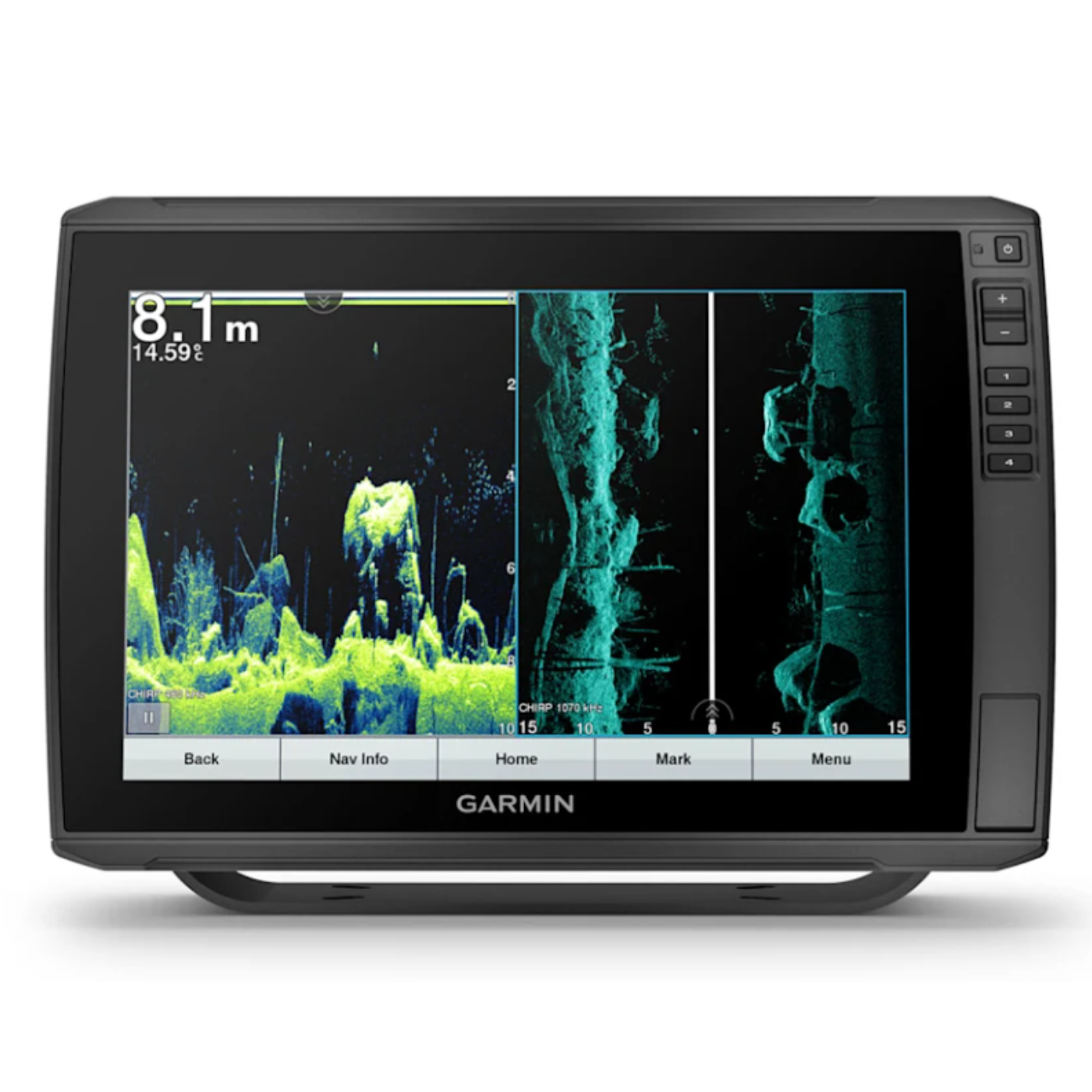 Garmin Sonar Echomap Ultra 122sv + sonda GT56UHD-TM + Panoptix LiveScope (LVS32)