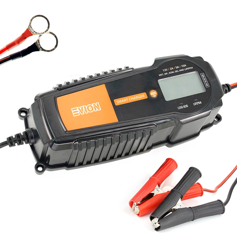 Evion Nabíječka Na Baterie Smart 12V 2A/5A/10A AGM, Gel, LiFePo4