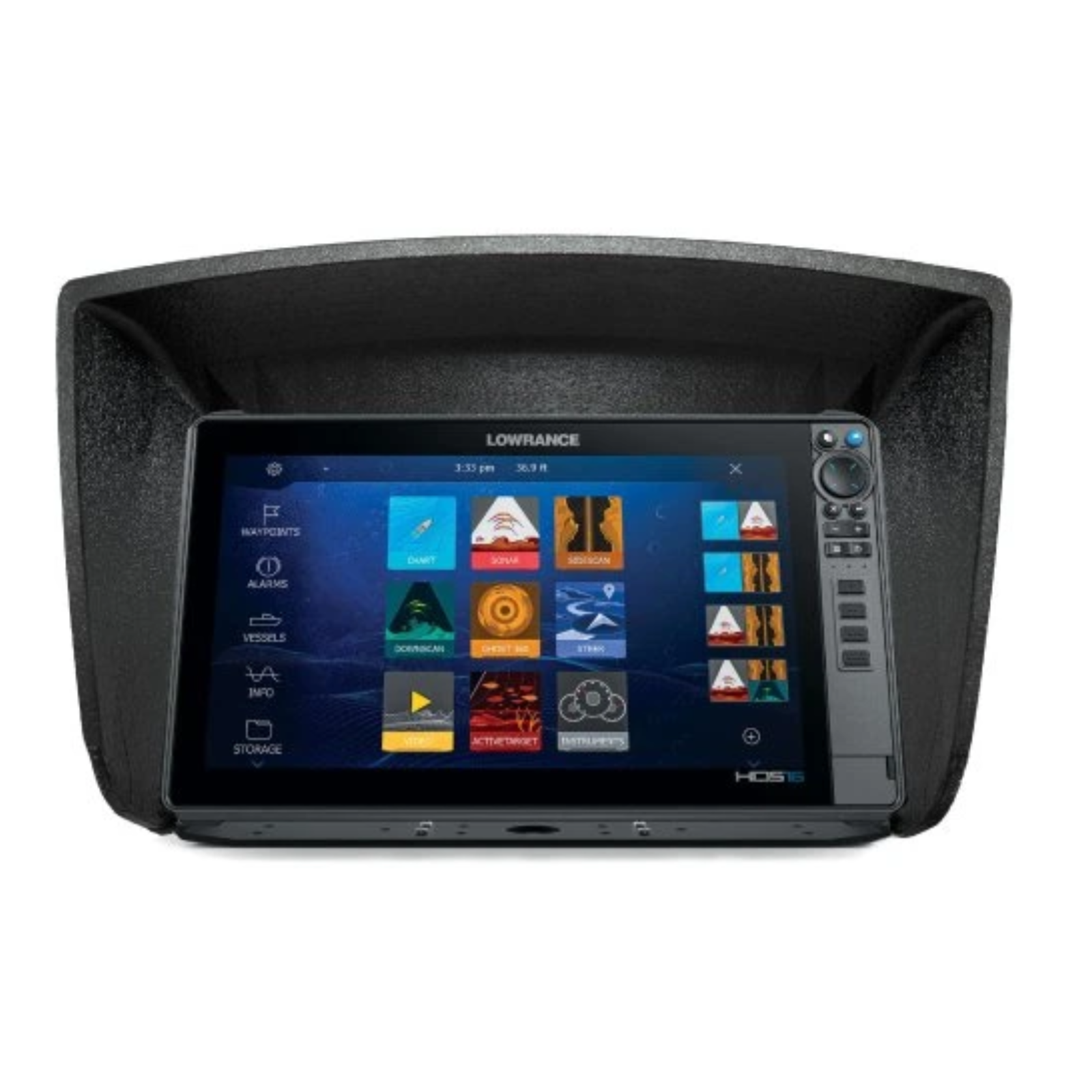 Sunvisor Clona Na Sonar Lowrance Eagle 9 Normal