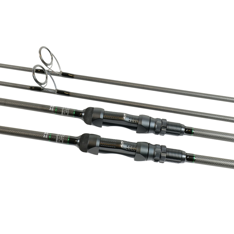 Harrison Kaprový Prut Aviator 11ft 3,25lb Green Limited Edition, Alps ARD Black, Kigan ZD 50mm Gunsmoke, Abbreviated