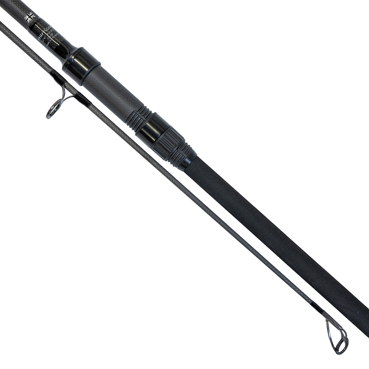 Harrison kaprový prut Aviator Plus Spod 12,6ft 5lb All Black, sedlo 1K Carbon, Fullshrink, Kigan 3D 50mm