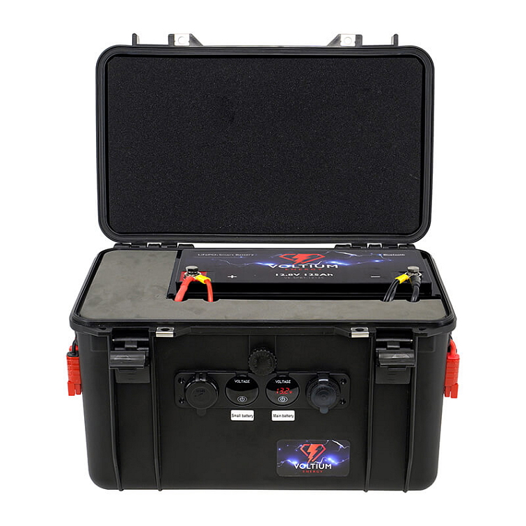 Voltium Energy Outdoor BatteryBox Lithiová Baterie 125Ah 12V 12,8V LiFePO4
