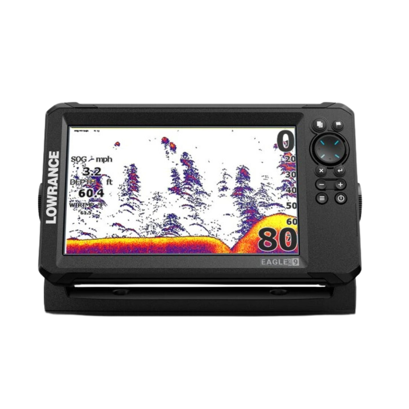 Akční Set Lowrance Sonar Eagle Eye 9 Live Sonda + Baterie 42Ah + Držák Live Sondy Railblaza Hexx 30