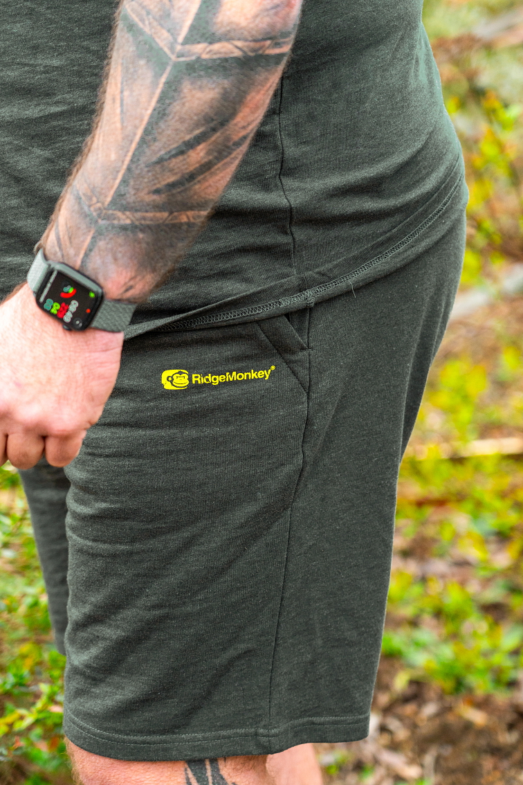 RidgeMonkey Kraťasy APEarel SportFlex Lightweight Shorts Green