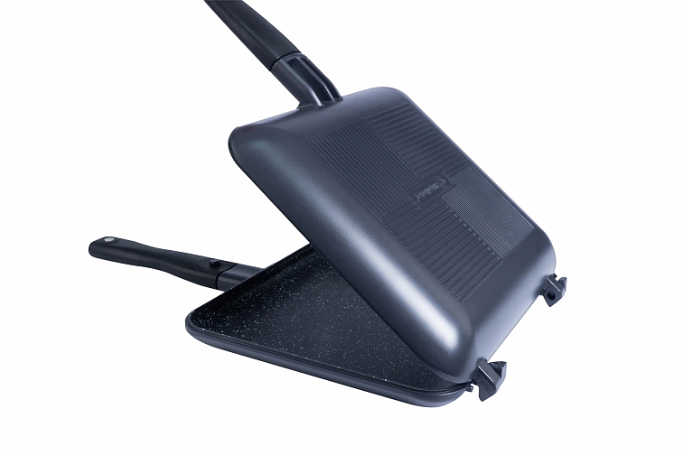 RidgeMonkey Pánev Dvoudílná Connect Sandwich Toaster XL Granite