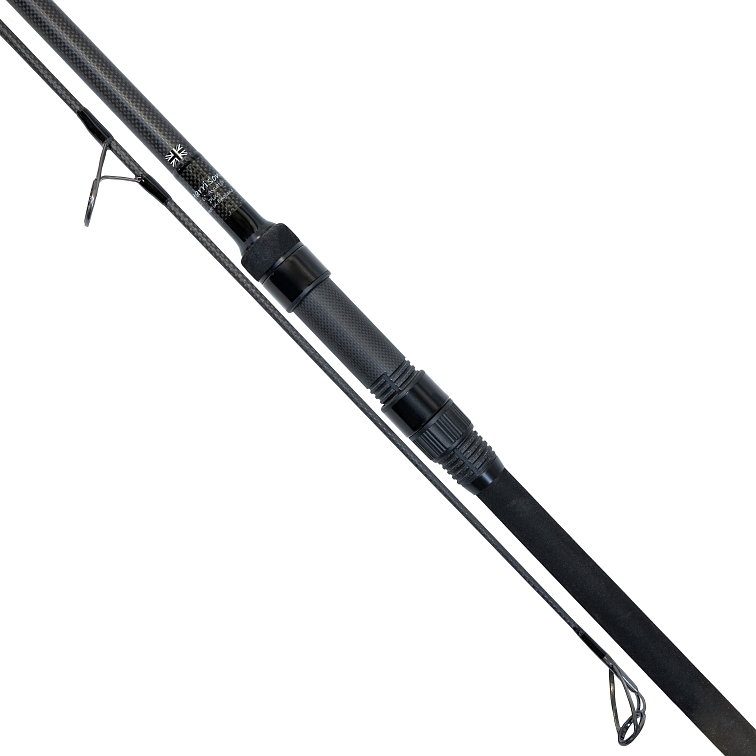 Harrison kaprový prut Aviator Plus 13ft 3,5lb All Black, sedlo 1K Carbon, Fullshrink, Kigan ZD Gunsmoke 50mm