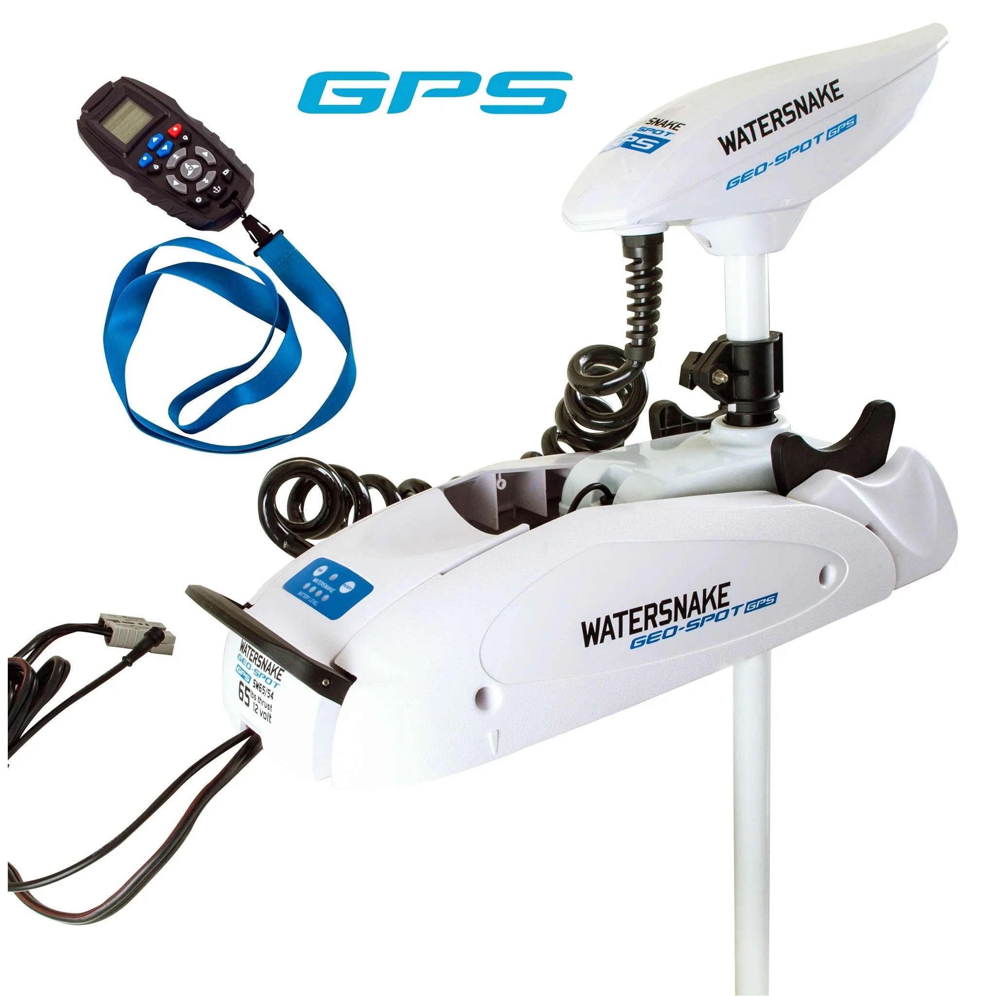 Watersnake Příďový Lodní Elektromotor Geo-Spot GPS 65LB 12V