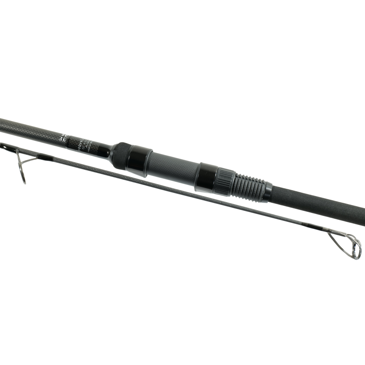 Harrison kaprový prut Aviator 11ft 3,5lb All Black, sedlo 1K Carbon, Kigan ZDZ 50mm Gunsmoke, Fullshrink