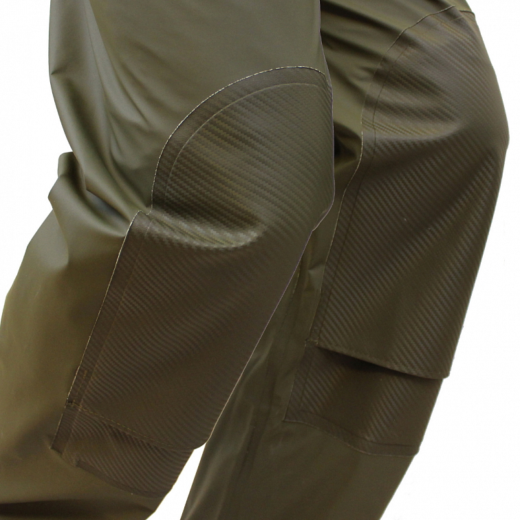 VASS nepromokavé kalhoty s kšandami VASS-TEX 175 Khaki