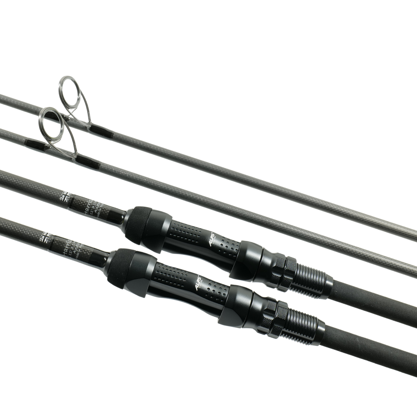 Harrison Kaprový Prut Aviator 11ft 2,75lb Limited Edition, Alps ARD Black Matt, Kigan ZDZ 40mm Gunsmoke, Fullshrink