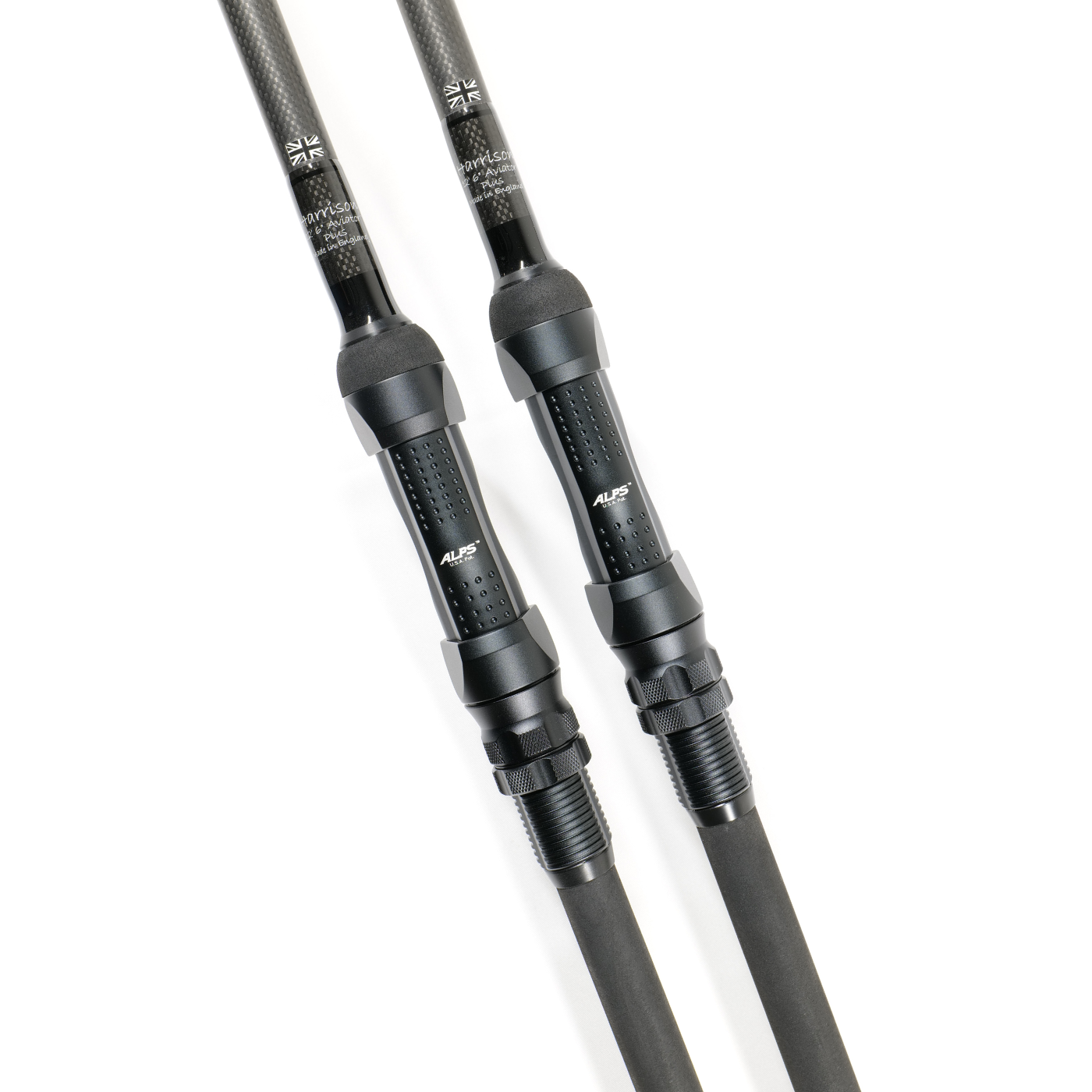 Harrison Kaprový Prut Aviator Plus 12,6ft 3,5lb Limited Edition, Alps ARD Black Matt, Kigan ZD 50mm Gunsmoke, Fullshrink