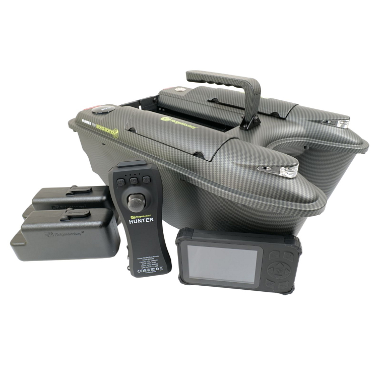 RidgeMonkey Zavážecí Lodička Hunter 750 Bait Boat Echo Edition