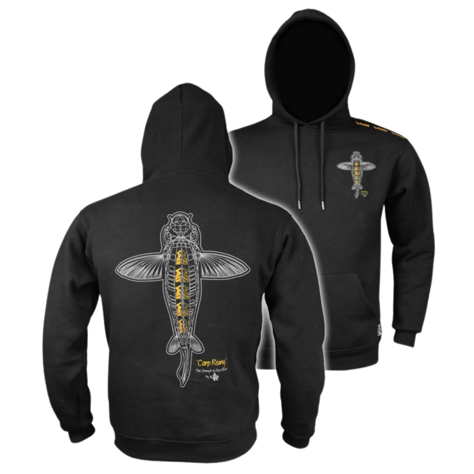 Vass Mikina S kapucí Carp Rising Black
