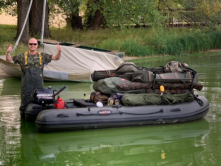 ČLUN RAPTOR 330 X WIDE AIR/ALU GREEN CARBON