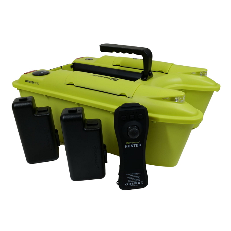 RidgeMonkey Zavážecí Lodička Hunter 750 Bait Boat Hi-Viz