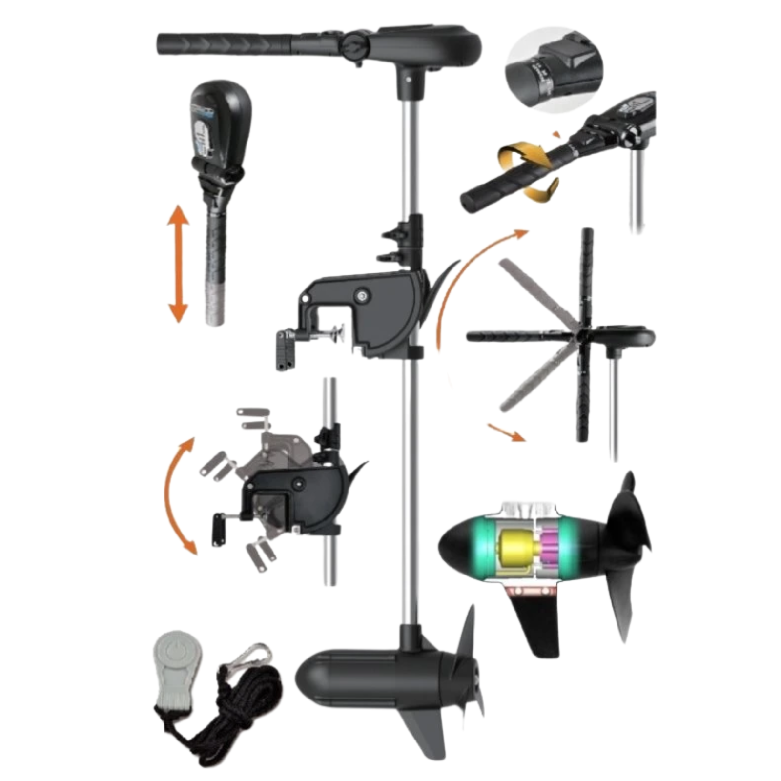 Haswing Lodní Elektromotor Protruar 3.0 110lb 12V