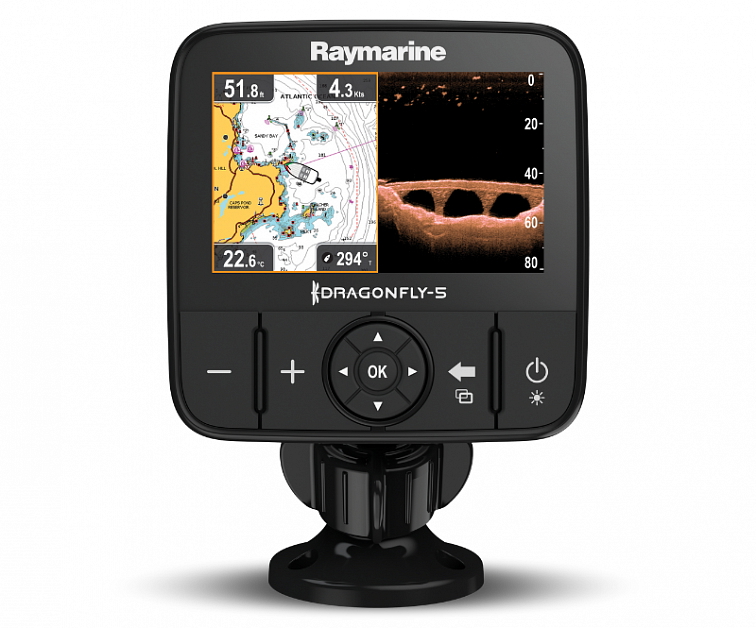 Sonar Raymarine Dragonfly 5 PRO GPS/DI/CHIRP/sonda