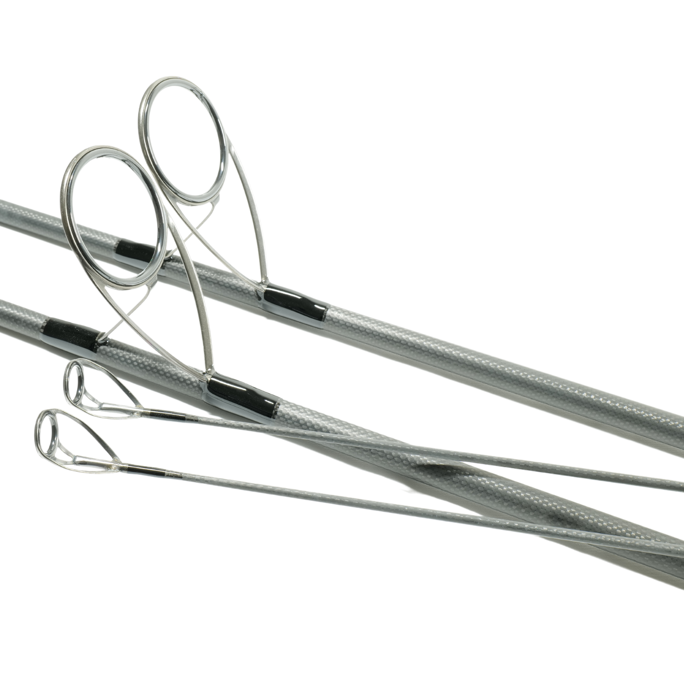 Harrison kaprový prut Aviator 11ft 3,5lb All Black, sedlo 1K Carbon, Kigan ZDZ 50mm Gunsmoke, Fullshrink