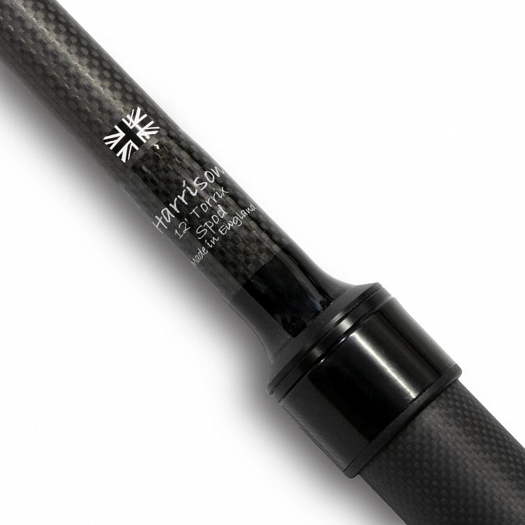 Harrison kaprový prut Torrix Spod 12ft All Black, sedlo 1K Carbon, Fullshrink, Kigan 3D 50mm