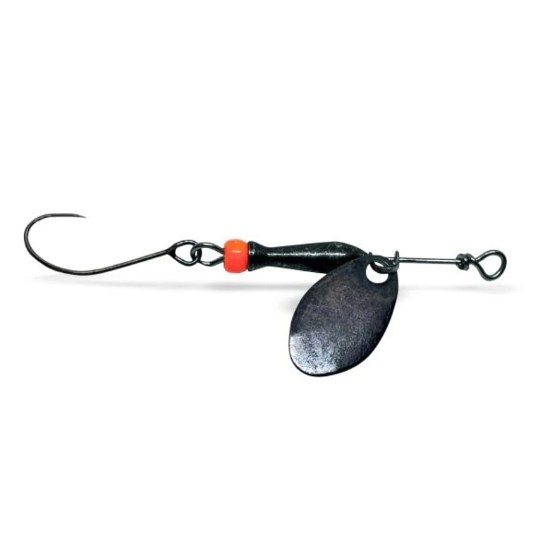 Jigovky Rotační Třpytka Classic Barbless 1 Black Black/Orange Body
