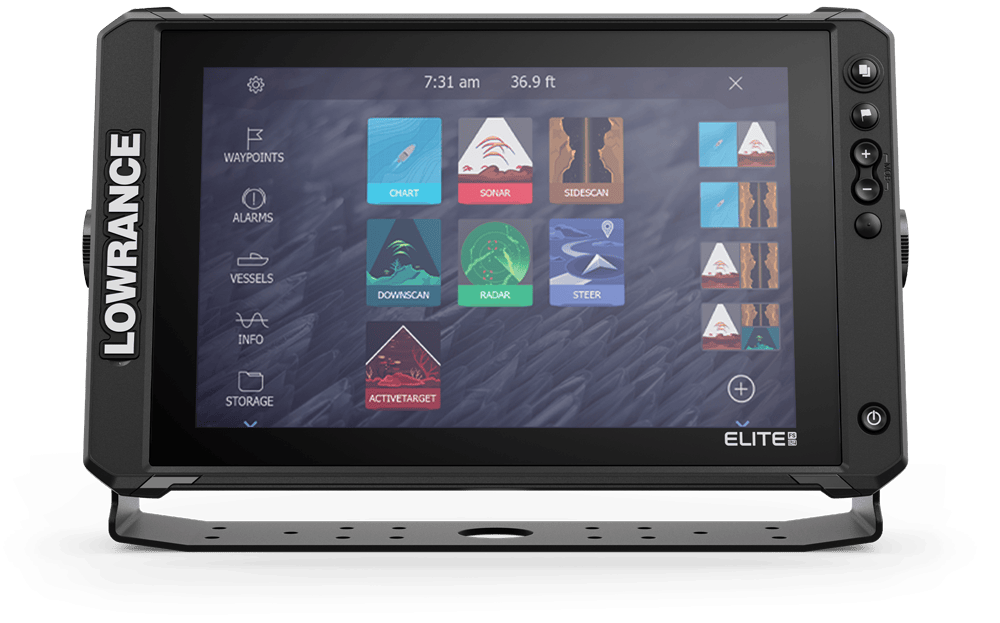 Lowrance Sonar Elite FS 10 Sonda Active Imaging 3V1