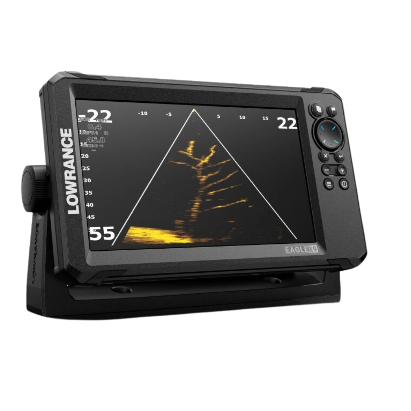 Akční Set Lowrance Sonar Eagle Eye 9 Live Sonda + Baterie 42Ah + Držák Live Sondy Railblaza Hexx 30