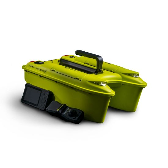 RidgeMonkey Zavážecí Lodička Hunter 750 Bait Boat Hi-Viz Echo Edition