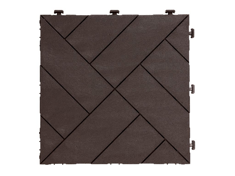 Gumová dlaždice ARISTA 30 x 30 cm, hnědá