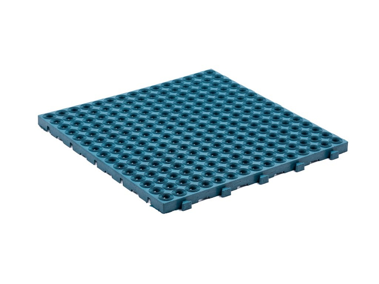 Gumová dlaždice EXTREME DRAINAGE 45 x 45 cm, modrá