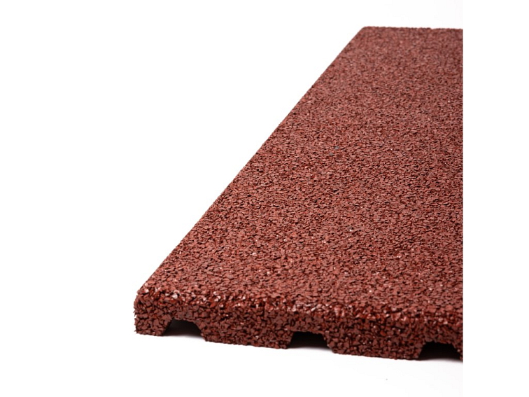 Gumová dlaždice MULTY HOME 50 x 50 cm, červená