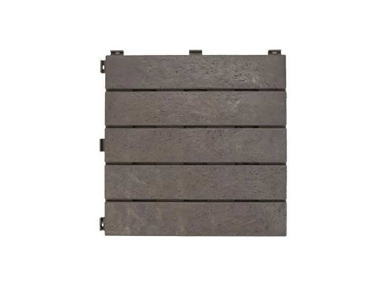 Gumová dlaždice NATURAL STONE 30 x 30 cm, hnědá dub