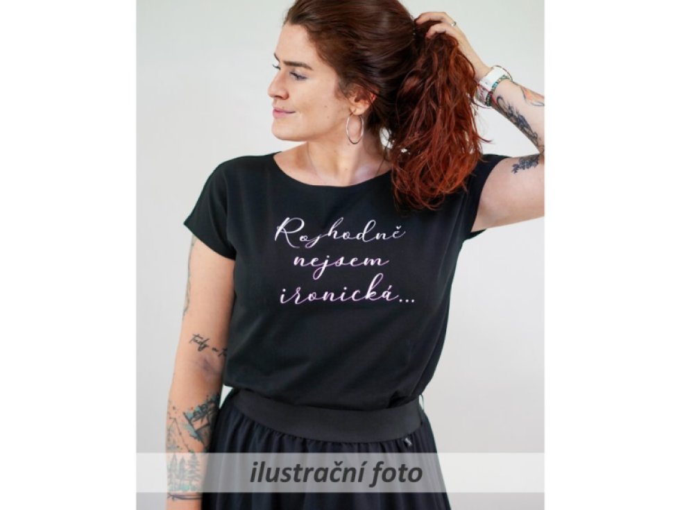 Tričko oversize - černé - dokonalá